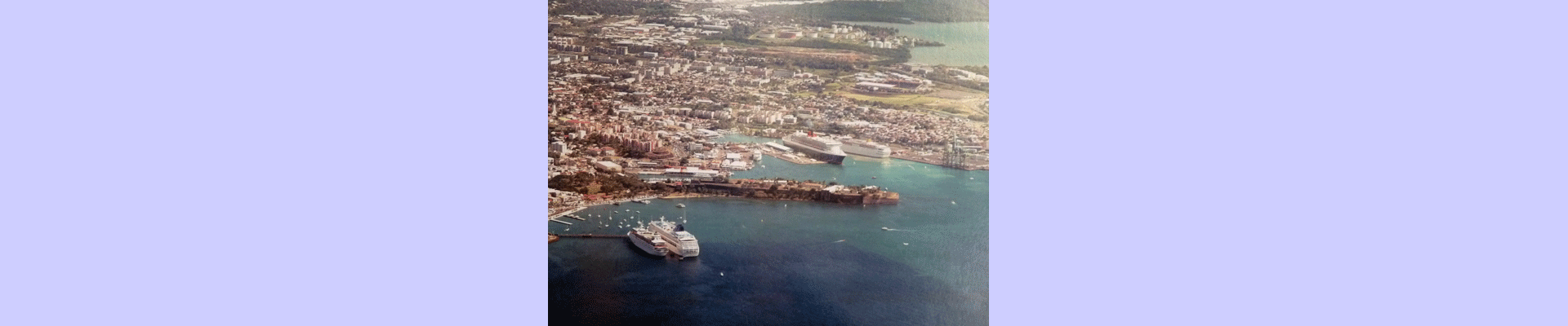 Port of Fort de France - Martinique - French west indies